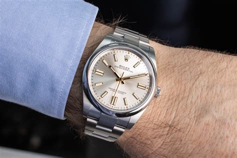 rolex watch men silver|rolex op 41 silver dial.